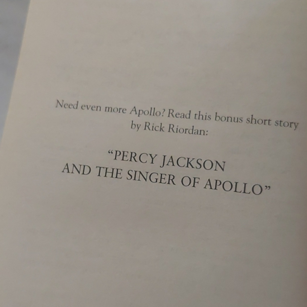 (Middle Grade,Mythology) The Hidden Oracle by Rick Riordan, Bk1 Trials of Apollo - Picture 3 of 3